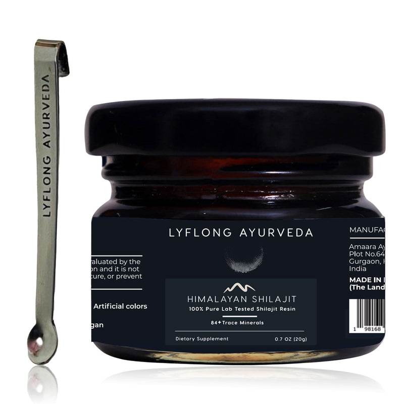 [Australia] - Shilajit Pure Himalayan Organic - Shilajit Resin, 0.7 Fl Oz, Extremely Potent and Effective, Himalayan Shilajit, 84+ Trace Minerals, 75%+ Fulvic Acid, with Lab Test Report-50 Servings 