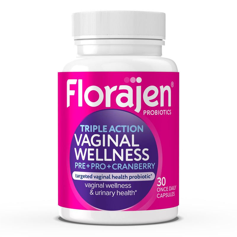 [Australia] - Florajen Women‚Äôs Triple-Action Probiotic - Prebiotic + Probiotic + Cranberry for Vaginal, Digestive, & Immune Support - Fast-Acting - Clinically-Studied - Gluten-Free & Vegan - 30-Count 