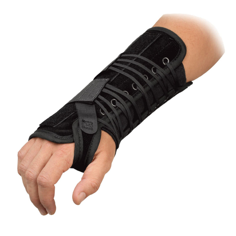Brace Direct - Breg - Universal Wrist Lacer Support Brace L3908 for Carpal Tunnel, Tendonitis, Post-Cast Left 8 Inch