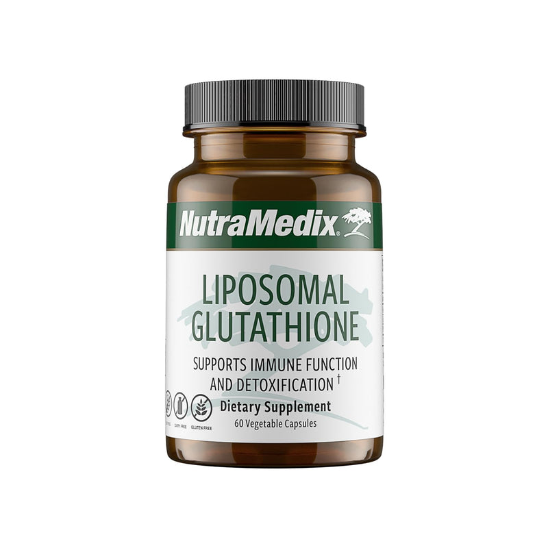 NutraMedix Liposomal Glutathione Supplement - L Glutathione for Full Body Detox, Cleanse and Immune Support - Formulated for Optimal Absorption - Soy, Dairy and Gluten-Free (60 Capsules)
