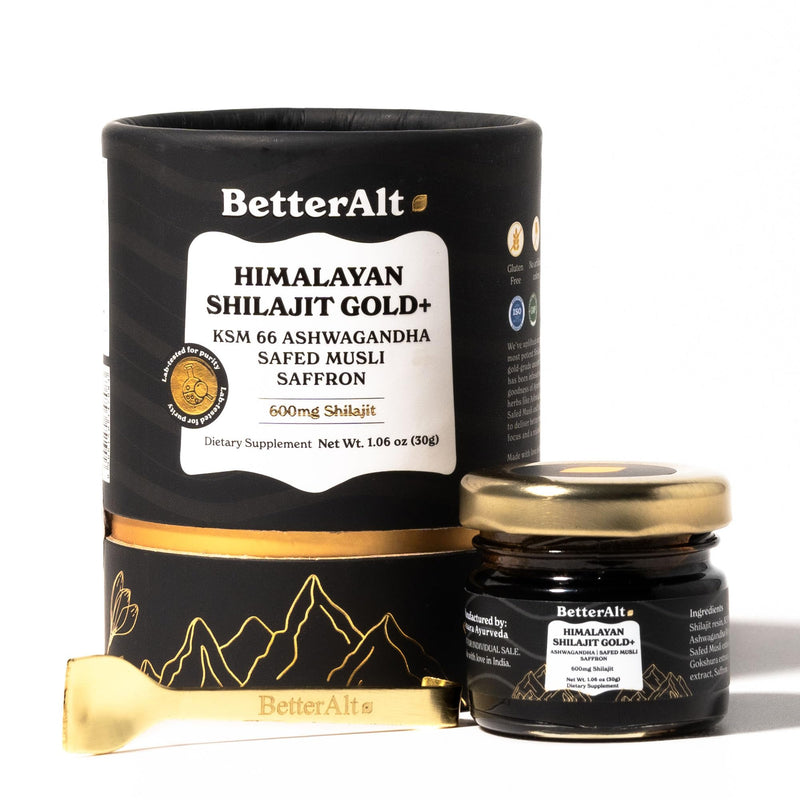 [Australia] - Pure Himalayan Shilajit Gold+(30gm)|Enhances Recovery & Boosts Strength|16,000 ft Sourced Blend with Ashwagandha, Safed Musli,Gokshura|Shilajit gold for men & women|Vegan & Lab Tested-600mg Shilajit Gold + (Pack of 1) 