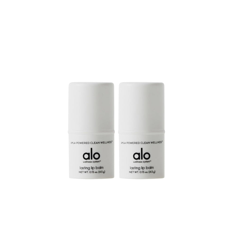 ALO Lasting Lip Balm, Instant Moisture and Hydration, Citrus, 2 Pack | Vitamin C-Enriched, Aloe, Cocoa Butter & Rosehip, Nourishing Formula