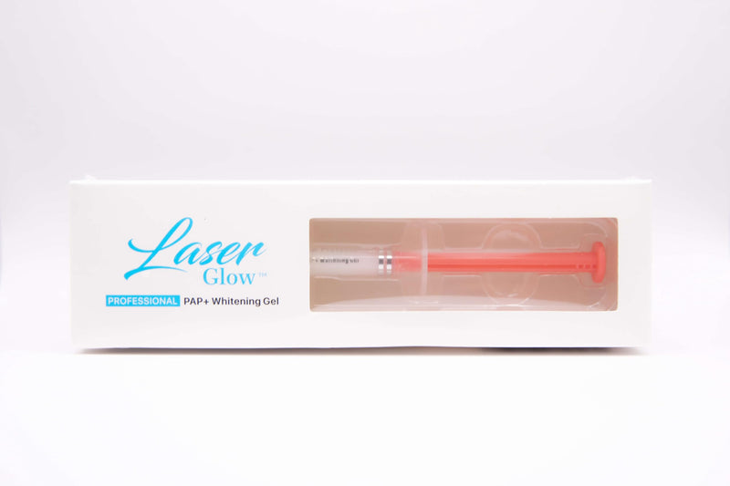 [Australia] - LaserGlow Pap+ 12% Teeth Whitening Gel – Professional Peroxide-Free Syringe, Enamel-Safe & Zero-Sensitivity Brightening for Dentists and Take-Home Trays (1 × 3 mL) 