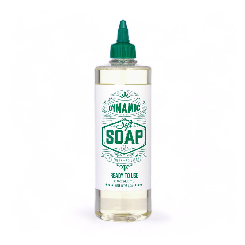 [Australia] - Dynamic Color Co- Green Soap Tattoo - Premium Soft Green Soap for Tattooing, Piercing Artists Medical Prep, Ready to Use, Made in USA, Not from Concentrate, 16 oz Bottle (16 oz) 16 Fl Oz 