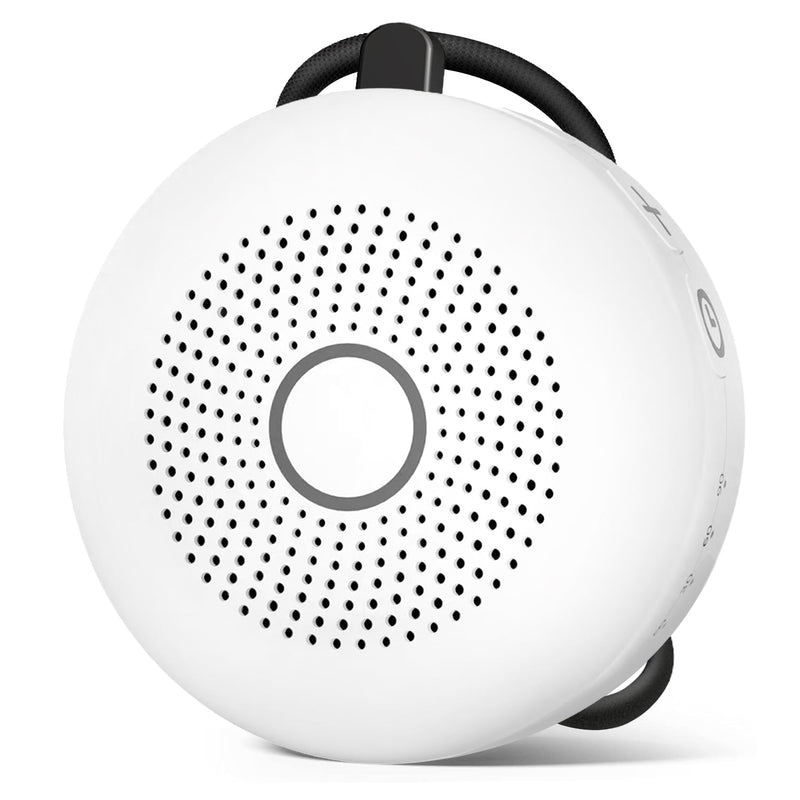 [Australia] - Portable White Noise Sound Machine 30 Soothing Sounds Rechargeable Battery Small for Travel 32 Volume Control Noise Canceling Sleep Machine Sound Therapy for Baby Kids Adults (White) 