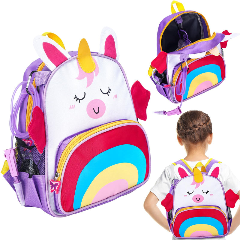 [Australia] - Feeding Tube Backpack G Tube J Tube GJ Tube Backpack for Enteral Feeding Pump Baby Accessories, Not Include Tube(Unicorn) Unicorn 