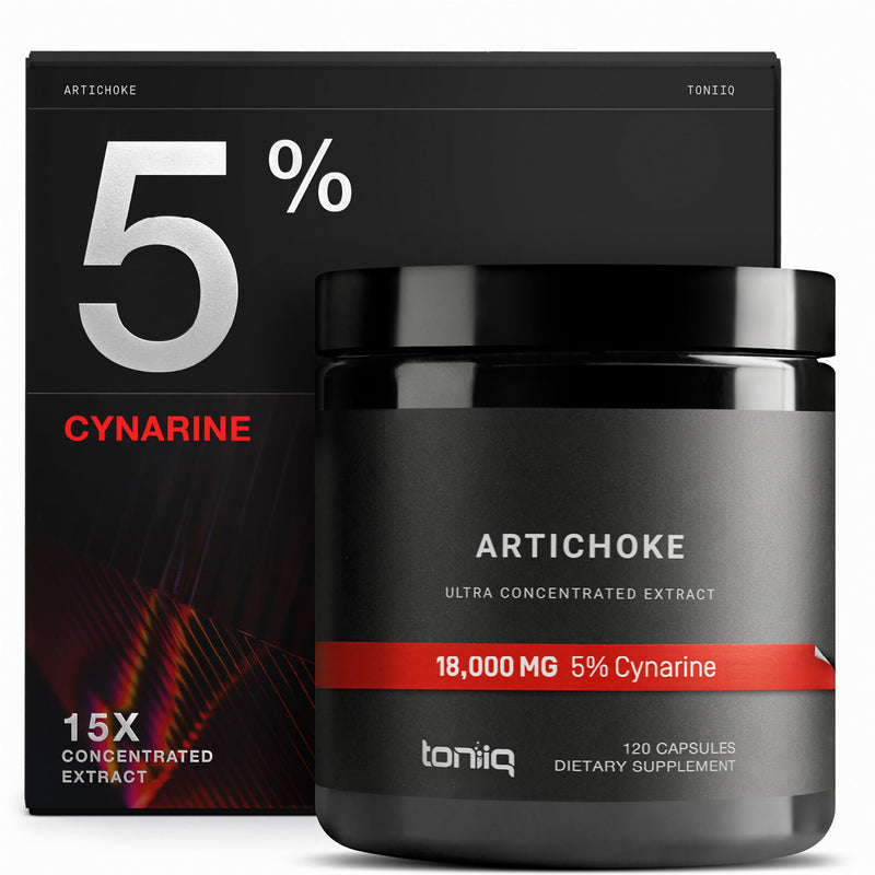 [Australia] - 18,000mg 15x Concentrated Artichoke Extract - 5% Cynarin, 60mg - Ultra High Strength Artichoke Extract Capsules - Third Party Lab Tested and Rich in Bioactive Constituents - 120 Vegetarian Capsules 120 Count (Pack of 1) 