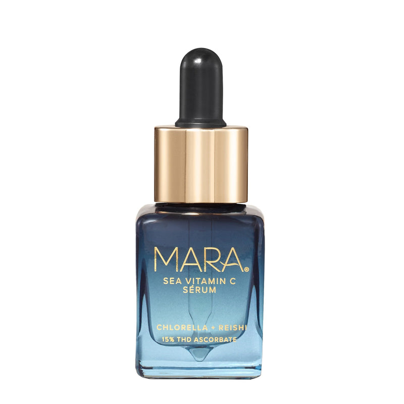 MARA Sea Vitamin C Serum - 15% Vitamin C (0.5 oz / 15 ml) | 15% THD Ascorbate Serum with Algae, Chlorella & Reishi – Hydrating Antioxidant Serum to Firm, Smooth & Reduce Redness 0.5 Fl Oz (Pack of 1)