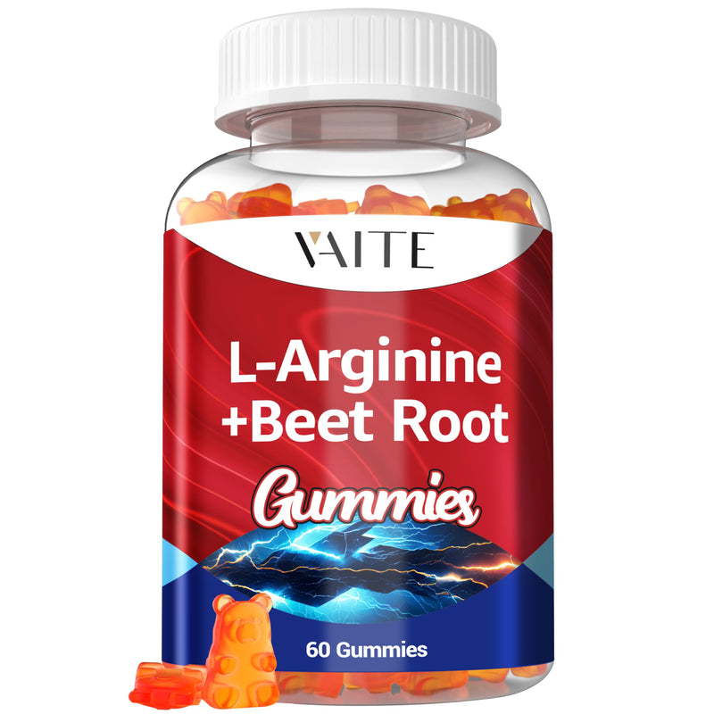 [Australia] - L Arginine Supplement Beet Root Gummies - Double Strength, Energy Boost, Circulation Support and Stamina, Organic Chewable Beets Supplements for Men and Women, Vegan Gummy, Non-GMO, Sugar-Free 1 Pack 