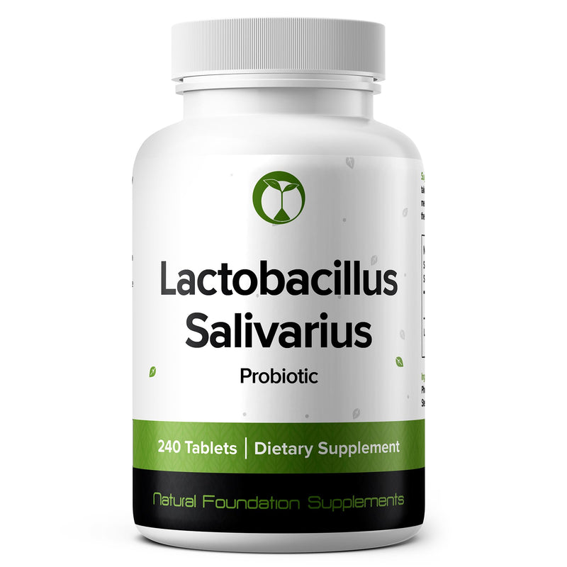 [Australia] - Lactobacillus Salivarius Probiotic Supplement 240 Tablets 3 Billion CFU Probiotics for Men & Women Supports Dental, Digestive & Gut Health (240, Lactobacillus Salivarius) 1 Count (Pack of 240) 