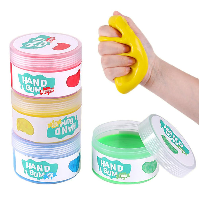 [Australia] - Hand Exercise Rehab Putty Kit for Elderly & Arthritis - Sensory Stress Relief, Finger Stretch, Fidgeting, Grip Strengthening (4 color) 4 color 