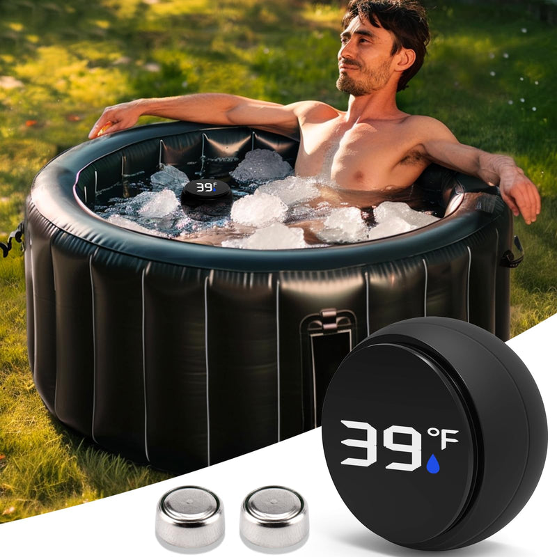 [Australia] - Palksky Ice Bath Thermometer, Waterproof Floating Water Thermometer for Ice Bath, Pool Thermometer, Cold Plunge Ice Bath Thermometer Accessories, Baby Bath Thermometer 