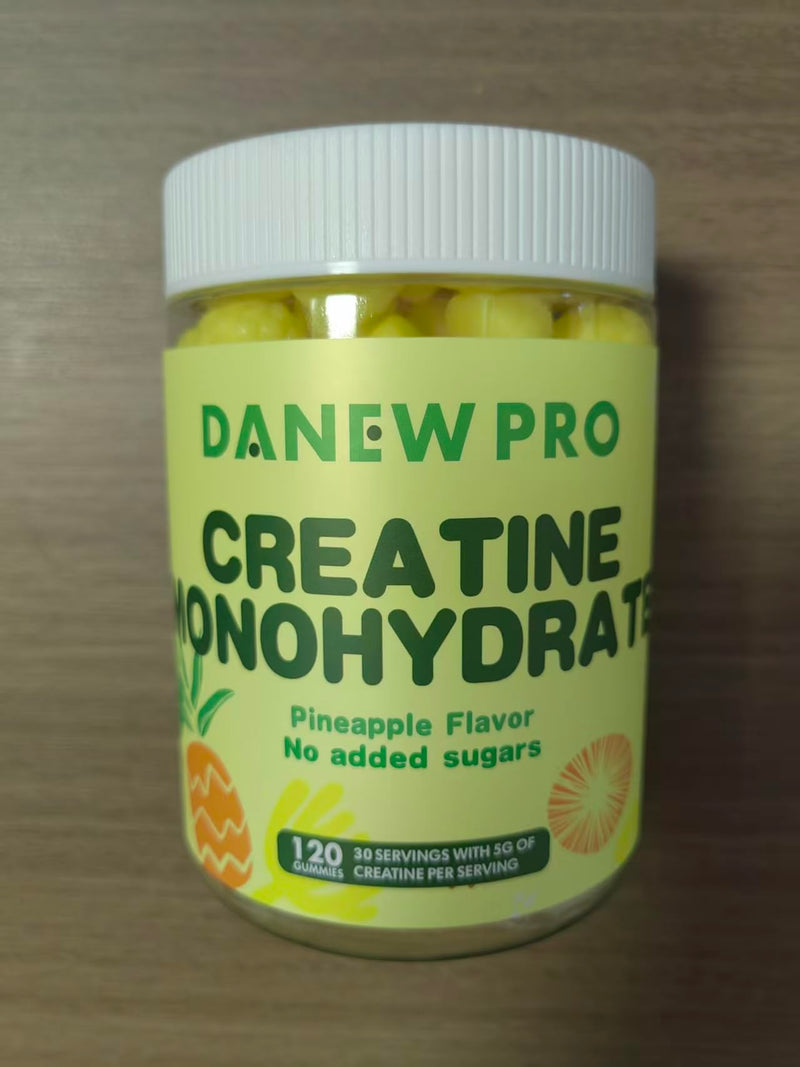 [Australia] - Creatine Monohydrate Gummies for Men & Women, Creatine Monohydrate for Muscle Strength, Muscle Builder, Energy Boost, Pre-Workout Supplement(120 Count)-Pineapple Flavor. Pineapple 120 Count (Pack of 1) 