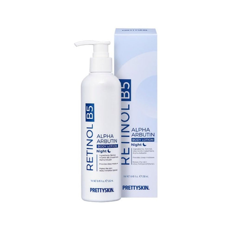 PRETTYSKIN Deep moisture Korean Body Lotion with Retinol, Vitamin B5-8.45fl.oz.(250ml) (Retinol B5) | Vitamin B5, 8.45 fl.oz. (250ml) Retinol B5