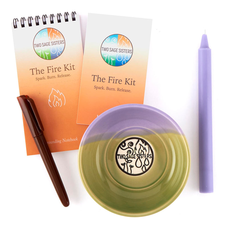 [Australia] - The Fire Kit ‚Äì Turn Over a New Leaf This Fall - Burn Negative Thoughts for Stress Relief and Healing - Care Kit By Two Sage Sisters 