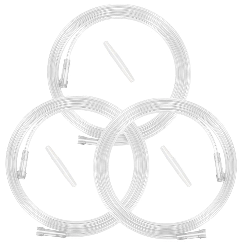 [Australia] - Oxygen Tubing - Extension High Flow Oxygen Tubing Transparent Crush Resistant Oxygen Extension Tube with Connectors - 5 Foot - Pack of 3 Tubes 3PCS Oxygen Extension Tubing-5 Ft 
