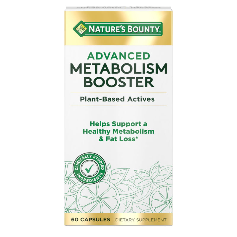 [Australia] - Nature's Bounty Advanced Metabolism Booster, Helps Support Healthy Metabolism & Fat Loss, 60 Capsules 60 Count (Pack of 1) 