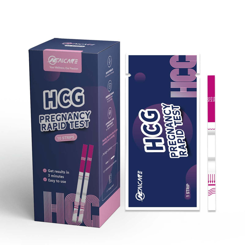 Ultra Sensitive Early Pregnancy Test Strips, 10 MIU/ml Highly Sensitive HCG Test Kit, Fast & Clear Results in 3 Minutes, Reliable Home Pregnancy Test, 10 Count