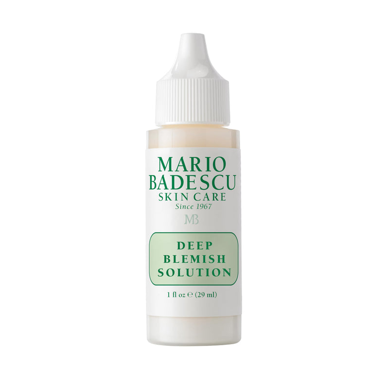 Mario Badescu Deep Blemish Solution, Spot Treatment for Face with Potent Zinc Oxide, Niacinamide and B Vitamins Overnight Treatment Serum that Targets Large Blemishes Under the Skin Deep Blemish Solution - NEW!!!