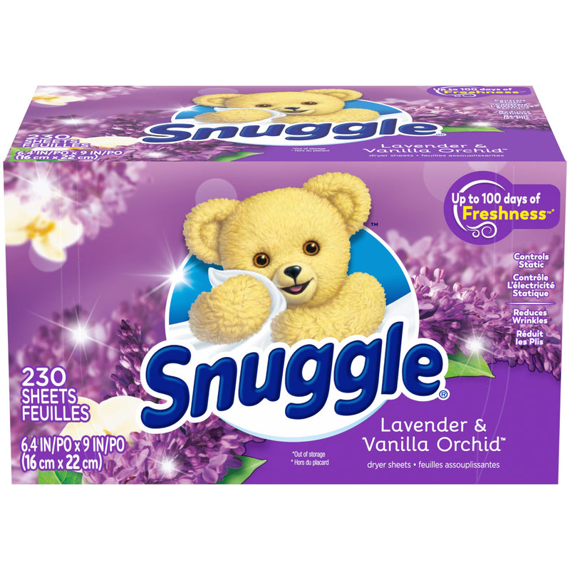 [Australia] - Snuggle Fabric Softener Dryer Sheets Lavender Vanilla Orchid 230ct 