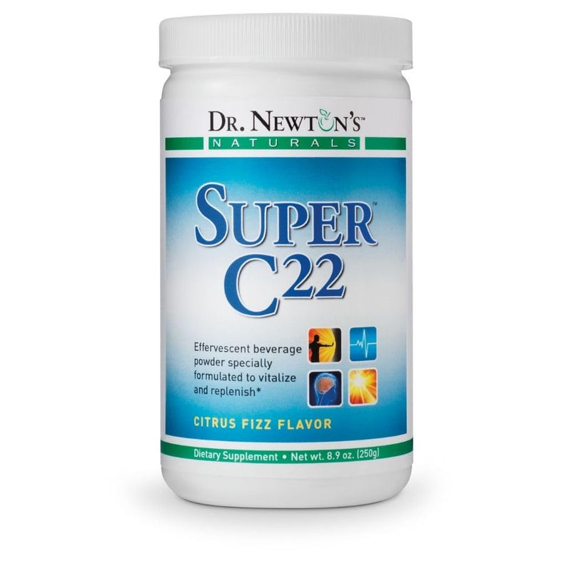 SelfCare+ Dr. Newton’s Naturals Super C22 Effervescent Vitamin C Fizzy Powdered Drink Mix with 22 Natural Sources of Vitamin C – 1500mg -8.9 Ounce Can