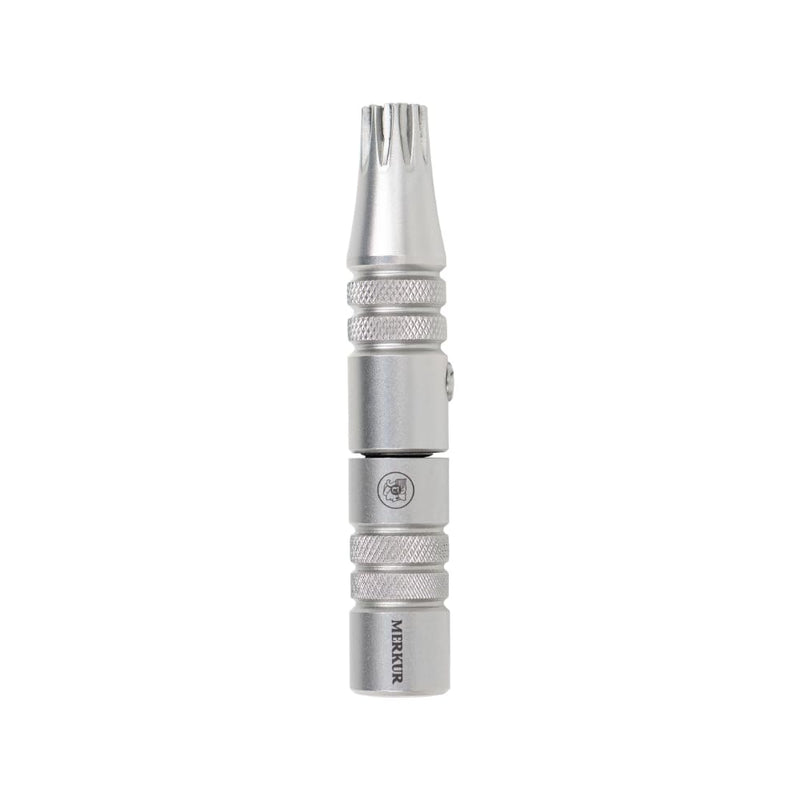 [Australia] - MERKUR Nose & Ears Hair Trimmer, Safe Hair Removal Tool for Men & Women, Twist and Cut Mechanism, Stainless Steel Clip, Easy to Clean, Battery-Free 