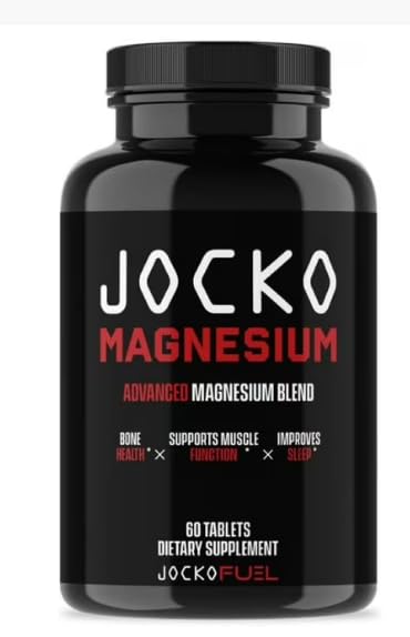 [Australia] - Jocko Fuel Magnesium Complex Supplement - Magnesium Glycinate, Citrate, & Taurate Capsules Dietary Supplement for Muscle Recovery & Relaxation, Heart, Nerve, Bone Support, & Sleep 30-Day Supply 
