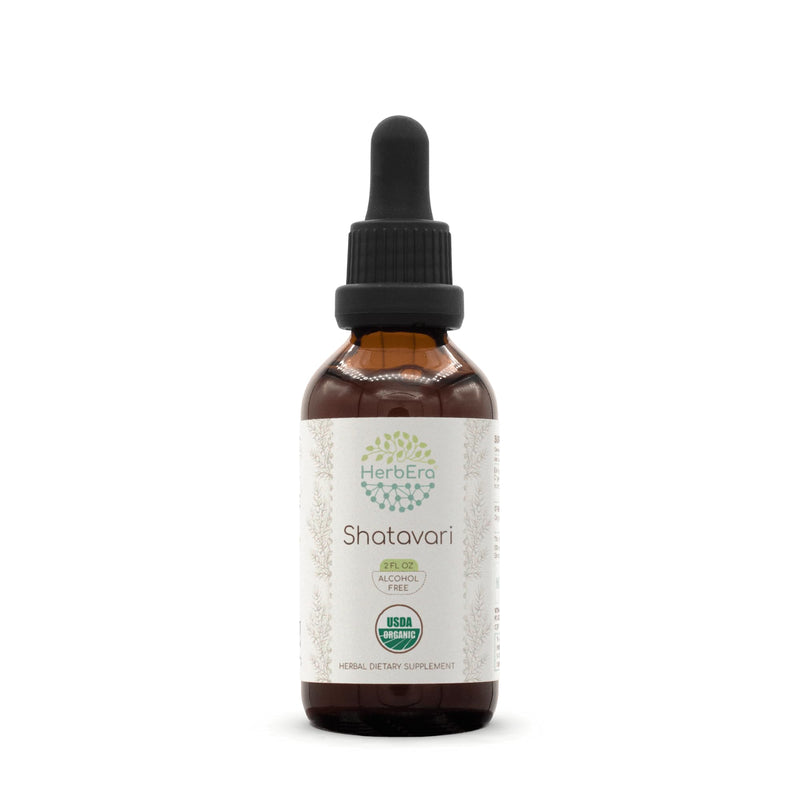 [Australia] - Shatavari B60 USDA Organic Tincture | Alcohol-FREE Extract, High-Potency Herbal Drops | Certified Organic Shatavari (Asparagus racemosus) Dried Root (2 oz) 2 Fl Oz (Pack of 1) 