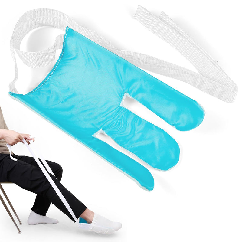 [Australia] - Sock Aid - Sock Aids for Putting On Socks - Sock Aid Device for Putting Socks Easy On and Off for Seniors, Disabled, Pregnant - Sock Helper Aide Tool - Sock Assistant Device (Blue) Blue 