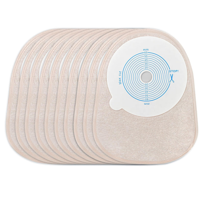 [Australia] - One-Piece Closed Colostomy Bags 30PCS,15mm-65mm Cut-to-Fit,One Piece ostomy Disposable Pouch Ostomy Supplies for Ileostomy C001,Travel Backup 