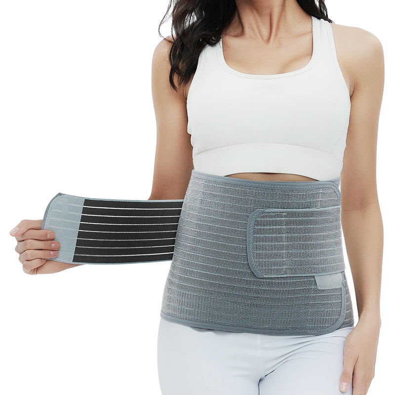 Postpartum Belly Band,Abdominal Binder Post Surgery Belly Wrap,Waist/Pelvis Support Belt for Back Pain Relief,C-section Recovery Belt, Abdomen Hernia Support Belt for Men&Women(XL) XL