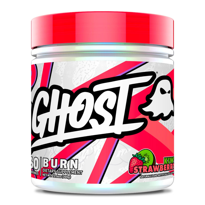[Australia] - GHOST Burn Weight Management Powder, Kiwi Strawberry (60 Servings) - Metabolism & Energy Support Supplement for Men & Women - Natural Caffeine, L-Carnitine & L-Tyrosine - Soy & Sugar-Free, Vegan 