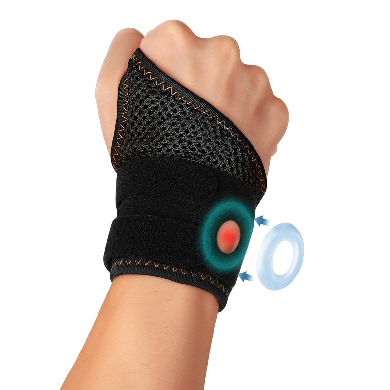 [Australia] - AKSO MEDICOS Wrist Brace for TFCC Tears, Adjustable Wrist Wraps with Ring Pad for Ulnar Sided Wrist Pain, DRUJ Instability, for Repetitive Wrist Use Injury, Right Hand, M Size Medium 