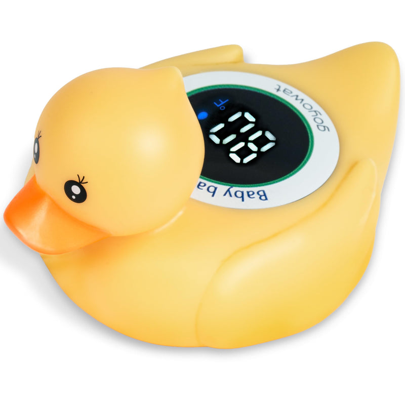 [Australia] - Baby bath thermometer,bath thermometer baby safety,bath temperature duck toy,bath temperature toy,newborn bath essentials,infant bath,water temperature gauge,baby bath stuff,babies child Yellow 
