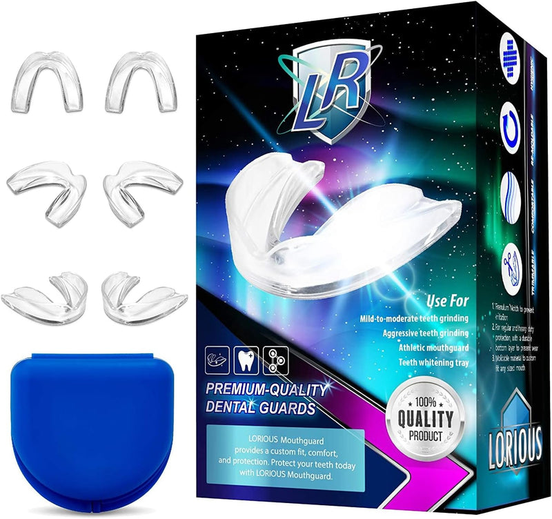 [Australia] - Dental Guard, 6 x Nightguard 3 x Sizes, TMJ Mouth Guard for Grinding Teeth at Night Jaw Clenching & Bruxism Sleeping Bite Guard - Night Guard for Teeth Grinding Mouth Guard for Sleep (Teal) Teal 