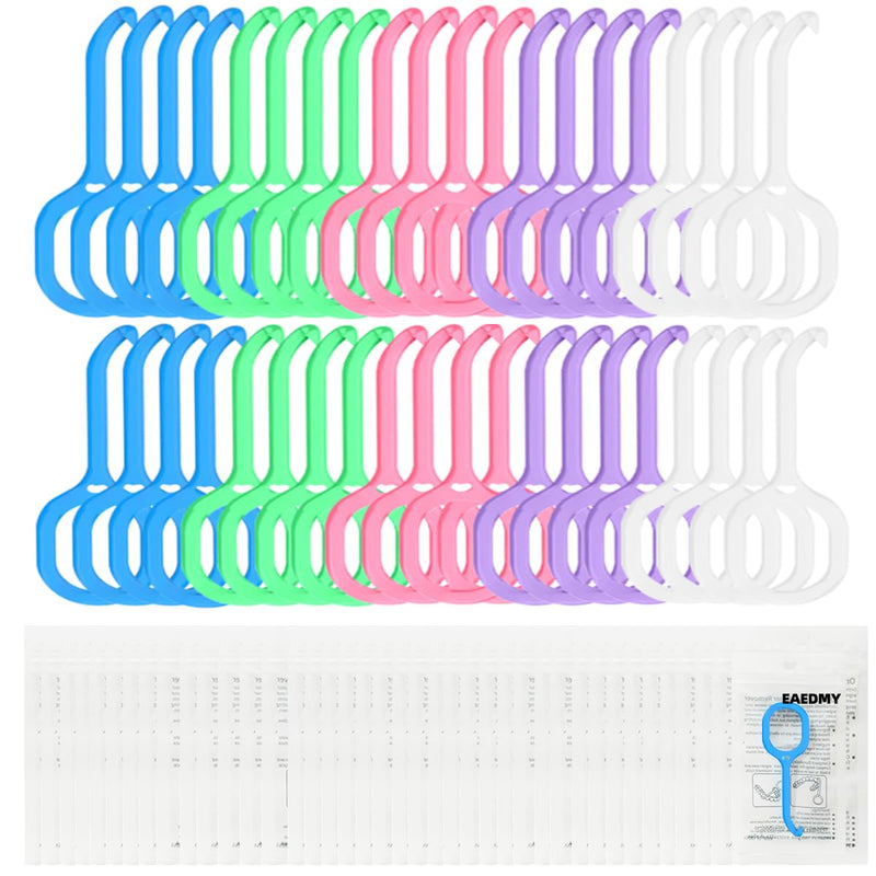 40PCS Individually Wrapped Clear Aligner Removal Tool for Invisible Removable Braces Retainers and Dentures, Dental Grade Personal Orthodontic Solution Accessories (40pcs) 40pcs