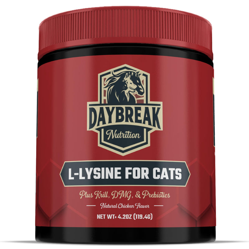 [Australia] - L-Lysine for Cats and Kittens - 900 mg L Lysine Powder for Cats for Immunity & Respiratory Support - Cat Supplement with L-Lysine, Prebiotics, Krill, & DMG for Immune System, Eye Health & Sneezing 
