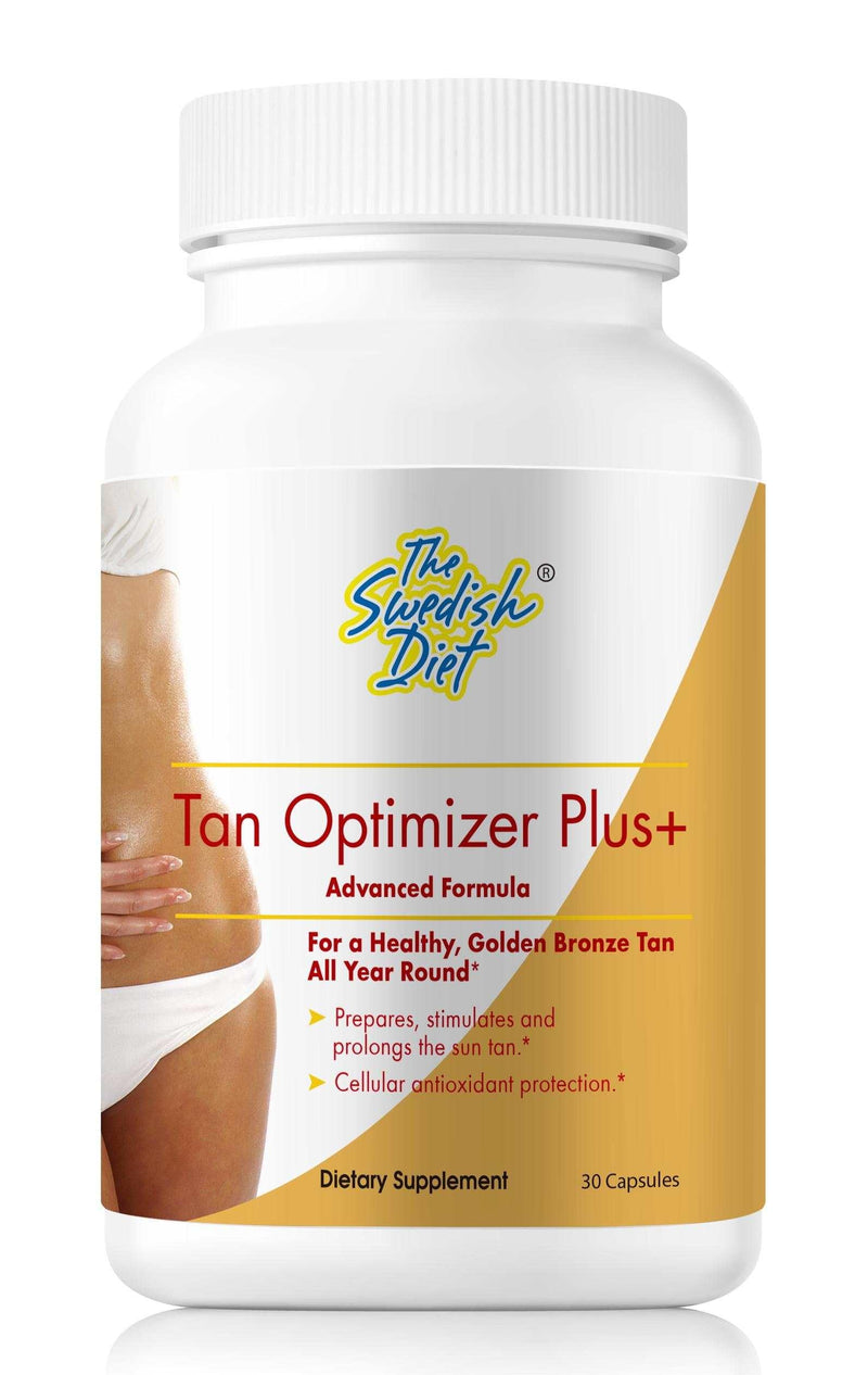 [Australia] - Tan Optimizer Plus+ – Tanning and Skin Health Supplement with Beta Carotene, L-Tyrosine, Collagen, and Vitamins | Immune System & Antioxidant Support | 30 Count 