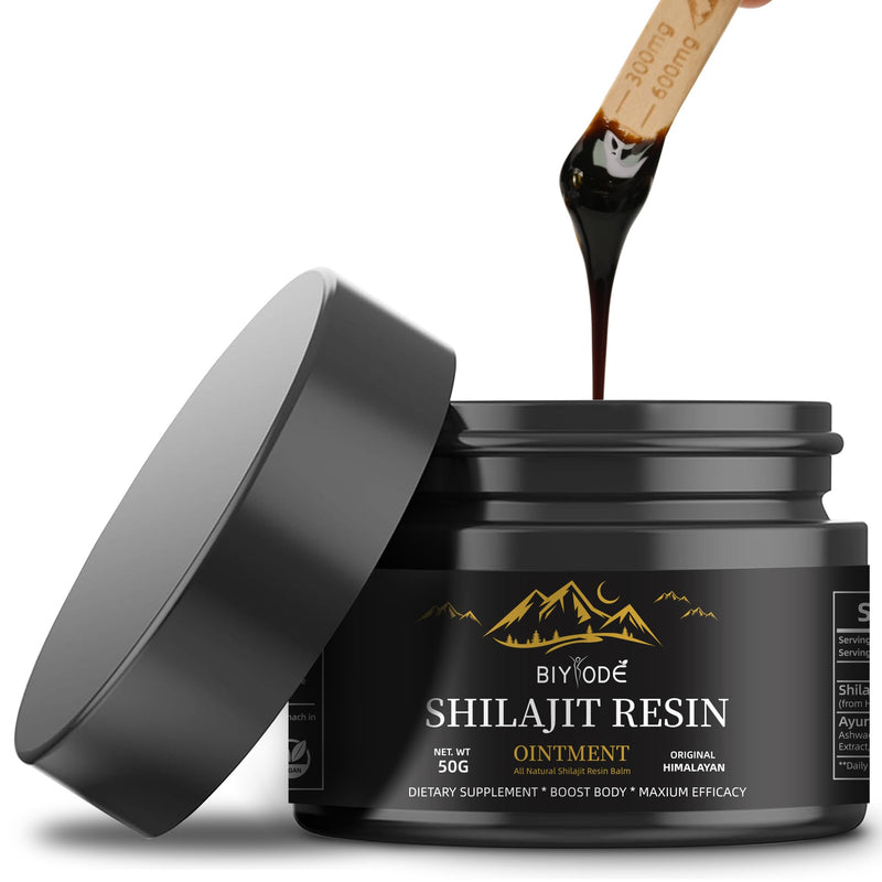 [Australia] - Organic Shilajit Pure Himalayan Supplement for Men Women Rich Fulvic Acid & 85+ Minerals, 600mg/100 Servings. 1.7 Fl Oz (Pack of 1) 