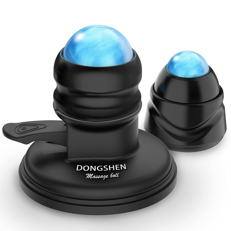 [Australia] - Massage Ball Deep Tissue 2 in 1 Mountable Muscle Massage Roller for Pain Relief, Trigger Point ，Relieve Fascia Muscle Knot and Joint Pain Relax Full Body MB-SET-BLU 