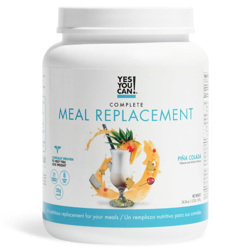 [Australia] - Yes You Can! Complete Meal Replacement - 15 Servings, 20g of Protein, 0g Added Sugars, Over 20 Vitamins and Minerals - All-in-One Nutritious Meal Replacement Shake (Pi√±a Colada) Pina Colada 15 Servings (Pack of 1) 