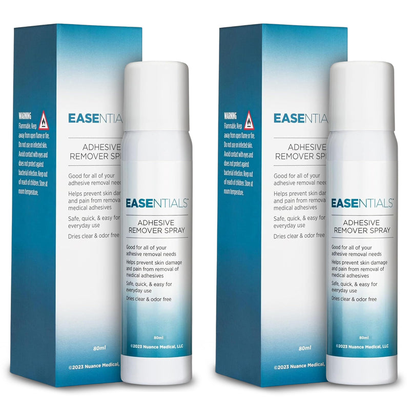 [Australia] - Ultimate Hassle-Free Medical Adhesive Remover Spray ‚Äì 100% Silicone-Based Formula - Quick Drying, Odorless, Minimal Residue Skin Adhesive Remover - No-Sting for Sensitive Skin & Everyday Use - 80ml (2 PACK) 80 mL 