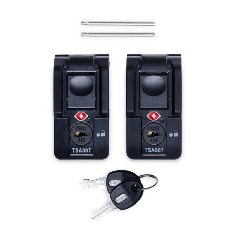 Pelican Replacement TSA Locking Latches, Medium, Black (Set of 2) Black TSA Locking Latches