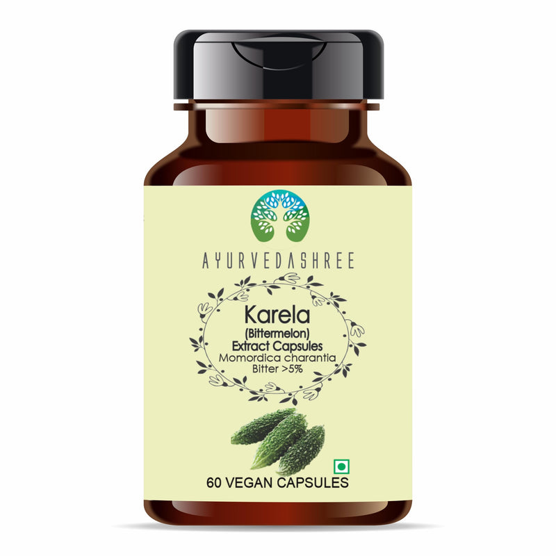 [Australia] - Karela Extract 500mg - 60 Vegetarian Capsules|Momordica Charantia| All Natural | 100% Vegan | Gluten-Free | GMP Certified 