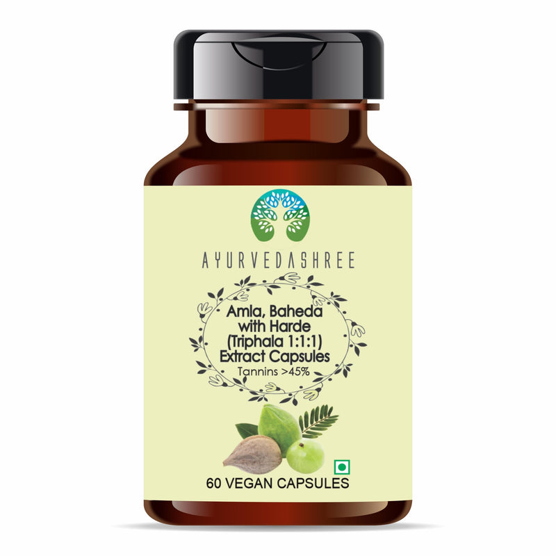 [Australia] - Triphala Extract 500mg - 60 Vegetarian Capsules | Amla, Baheda & Harad Extract | | All Natural | 100% Vegan | Gluten-Free | GMP Certified. Triphala 60 Count (Pack of 1) 