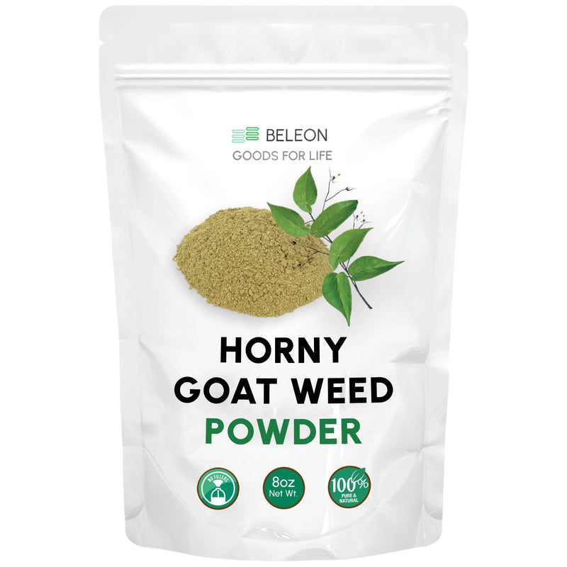 [Australia] - Horny Goat Weed Powder 8 oz - Pure Epimedium Powder for Men and Women, Energy and Immune System Support Horny Goat Weed 