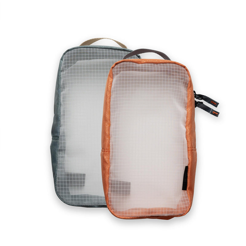 Packing Cube Pods - Set of 2 | Custom-Sized for Perfect Fit | Modular Organization for Backpacks & Carry Bags | Durable & Breathable Mesh | Easy-Grab Handles