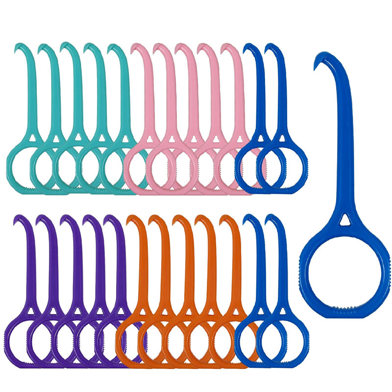 [Australia] - 25PCS Aligner Remover Tool,Clear Aligner Removal Tool for Invisalign,Mix 5 Bright Color Removal Aligner Tooth Hook for Invisible Braces Mix Colors 