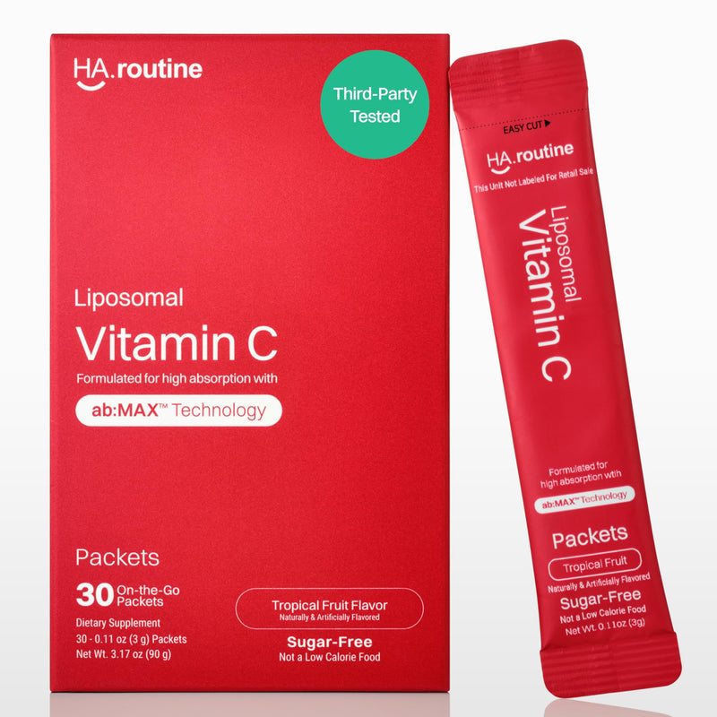 Haroutine Liposomal Vitamin C Powder Packets, Sugar-Free, 500 mg, 30 Count | High Absorption Immune and Antioxidant Support for Adults, Travel Ready