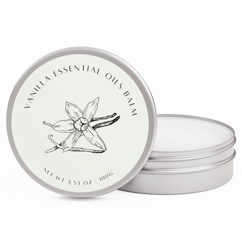 benatu Vanilla Body Oil for Dry Skin Care, Soothing & moisturizing Essential Oil Massage Balm, Scented Vitamin E Body Butter for Women and Men, Blends with Geranium, Sandalwood, Frankincense 3.53 oz Vanilla Blends